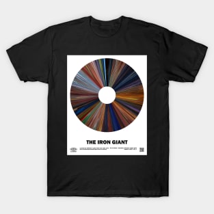 minimal_The_Iron_Giant Warp Barcode Movie T-Shirt